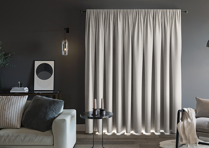 Dew Drop, Metallic Silver - Made to Measure Curtains - Image 7